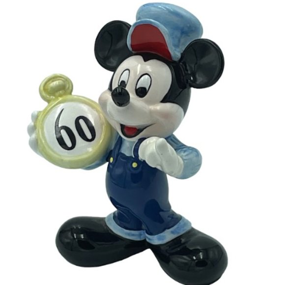 Mickey Mouse 60th Birthday Celebration Disney Schmid Vintage Figurine Art Décor - Picture 11 of 11